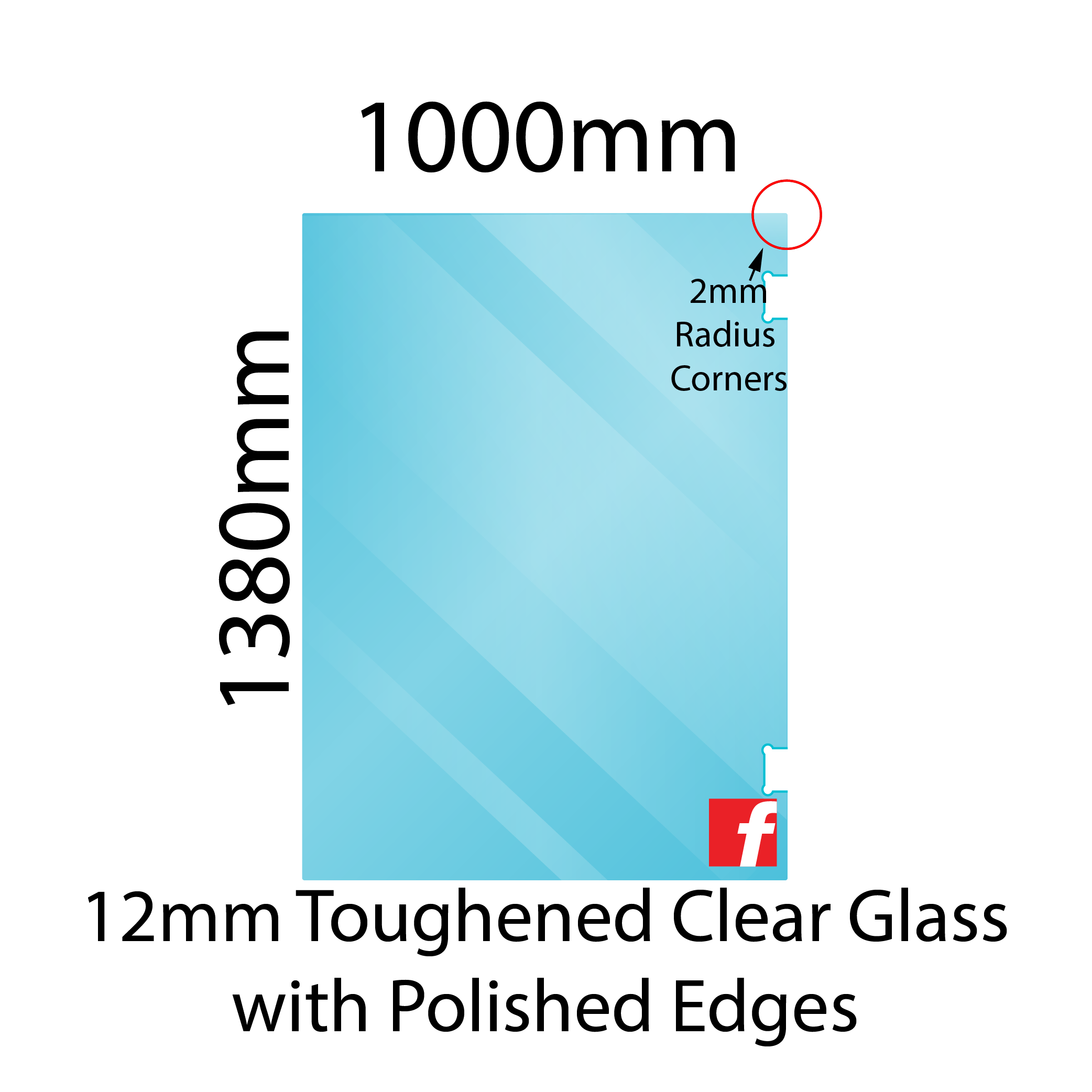 Hinge Panel (Atlantic/Polaris) 1380 x 1000mm